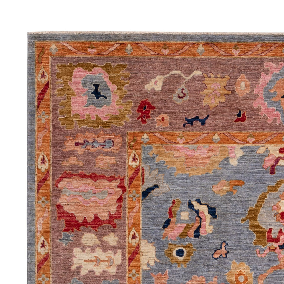 Ziegler Carpet - Usak - 357 x 290 cm - lyseblå