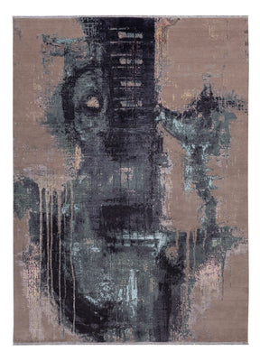 Designer tæppe - 354 x 256 cm - flerfarvet