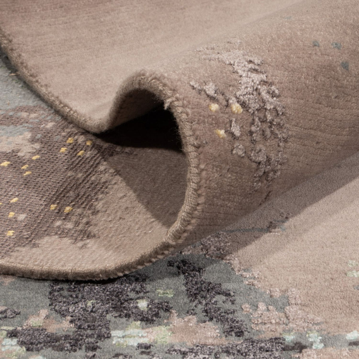 Designer tæppe - 354 x 256 cm - flerfarvet