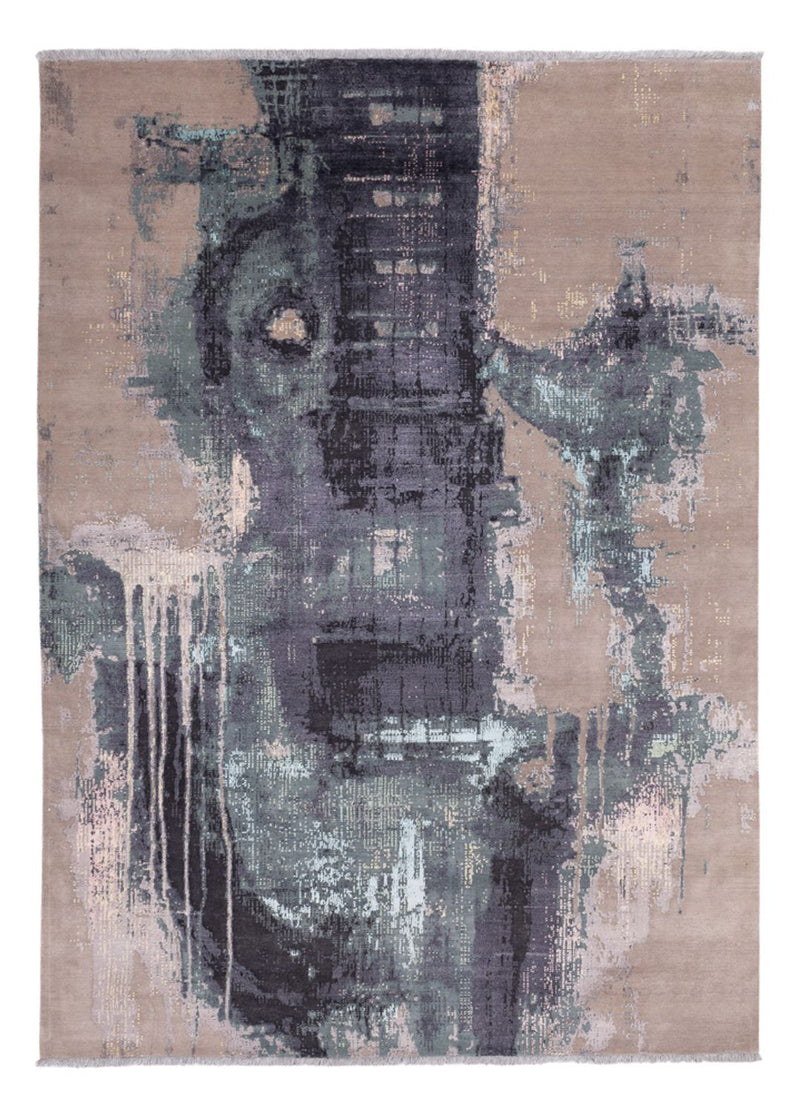 Designer tæppe - 353 x 256 cm - flerfarvet