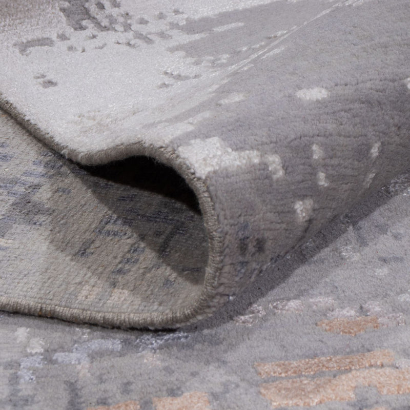 Designer tæppe - 359 x 255 cm - lysegrå