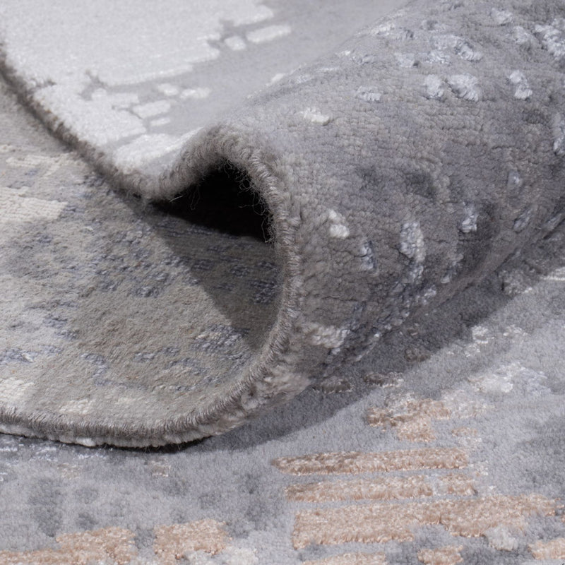 Designer tæppe - 353 x 250 cm - lysegrå