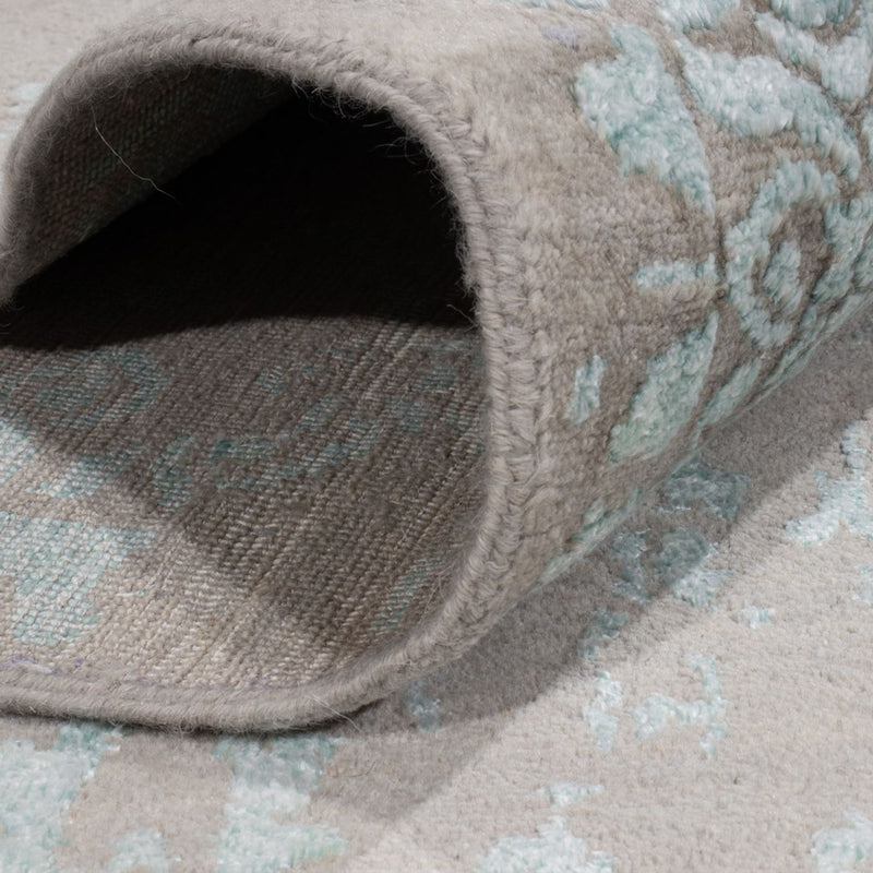 Designer tæppe - 358 x 270 cm - lyseblå