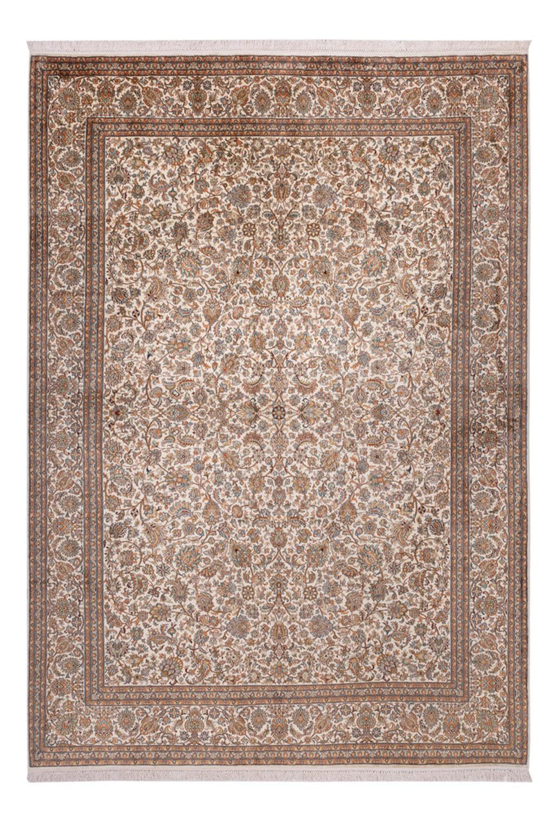 Silketæppe - Kashmir Silk - 349 x 247 cm - beige