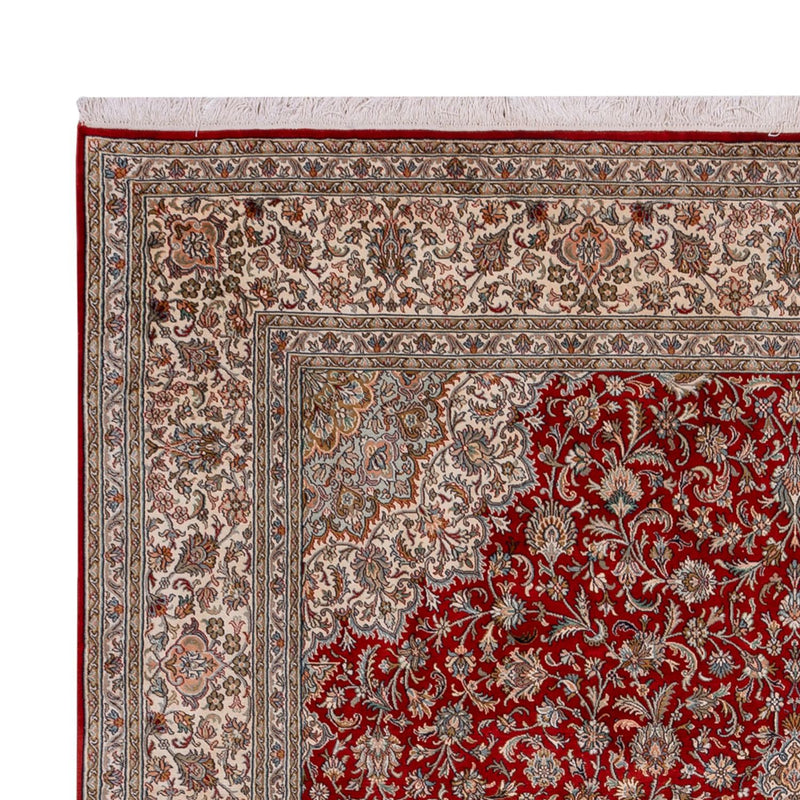 Silketæppe - Kashmir Silk - 327 x 244 cm - rød