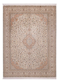 Silketæppe - Kashmir Silk - 329 x 244 cm - beige