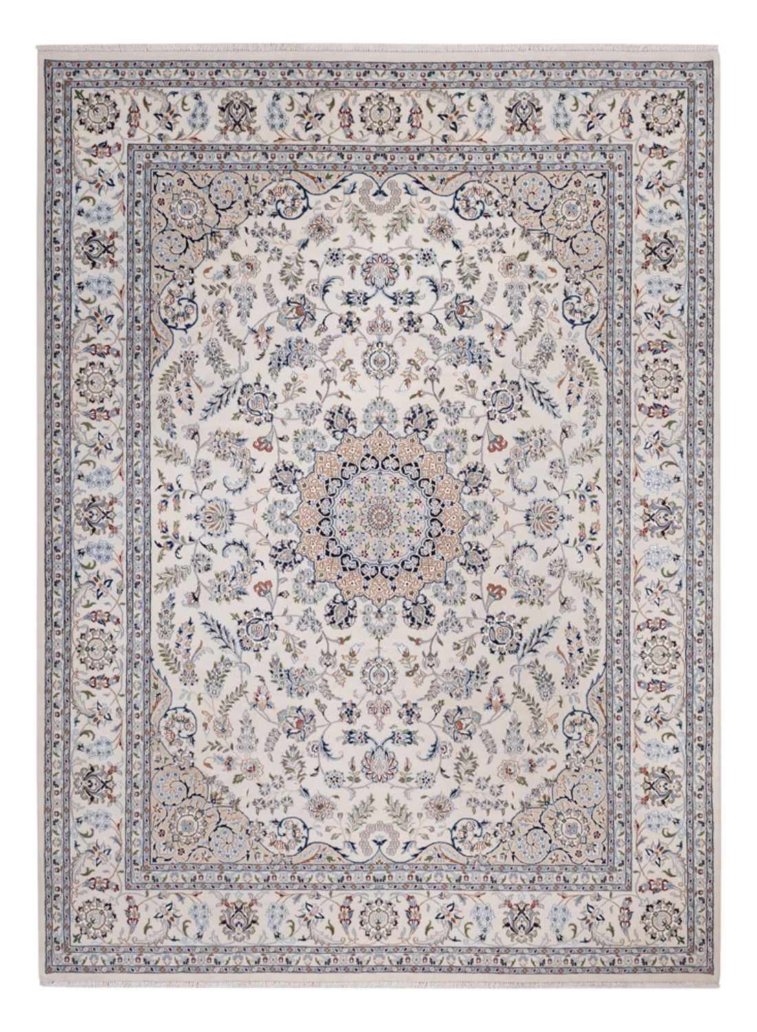 Orientalsk tæppe - Nain - Indus - 361 x 270 cm - creme