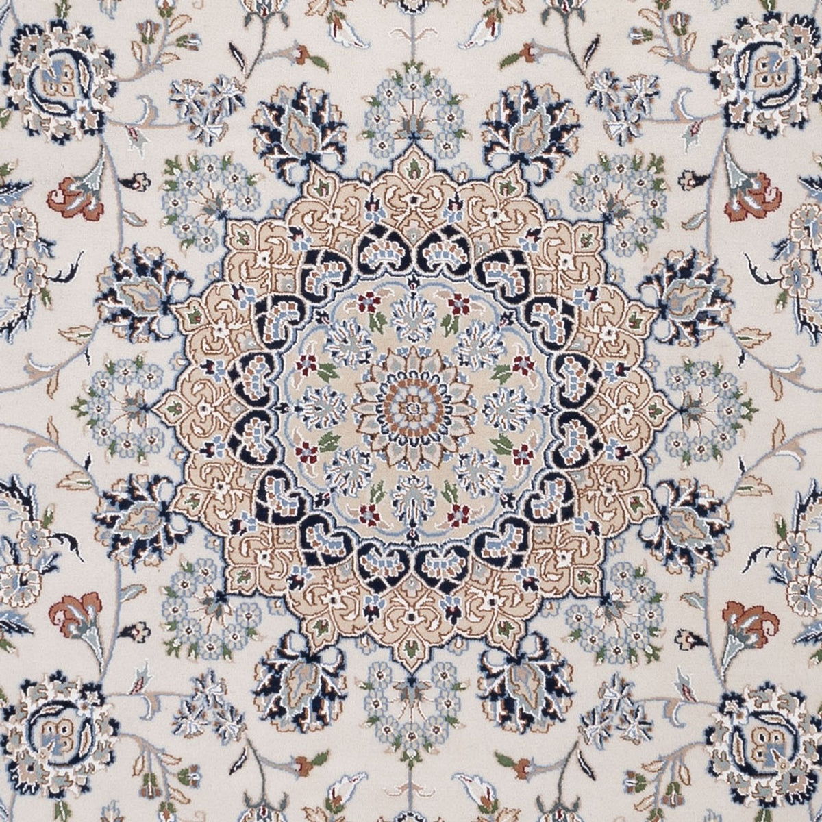 Orientalsk tæppe - Nain - Indus - 361 x 270 cm - creme