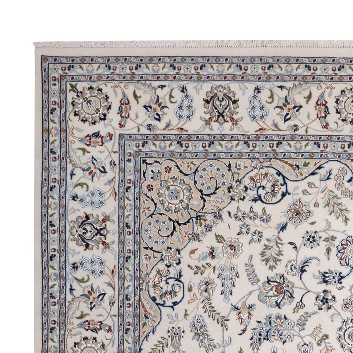 Orientalsk tæppe - Nain - Indus - 361 x 270 cm - creme