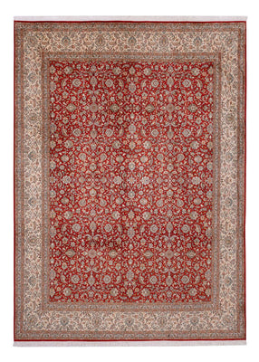Silketæppe - Kashmir Silk - 340 x 250 cm - rød