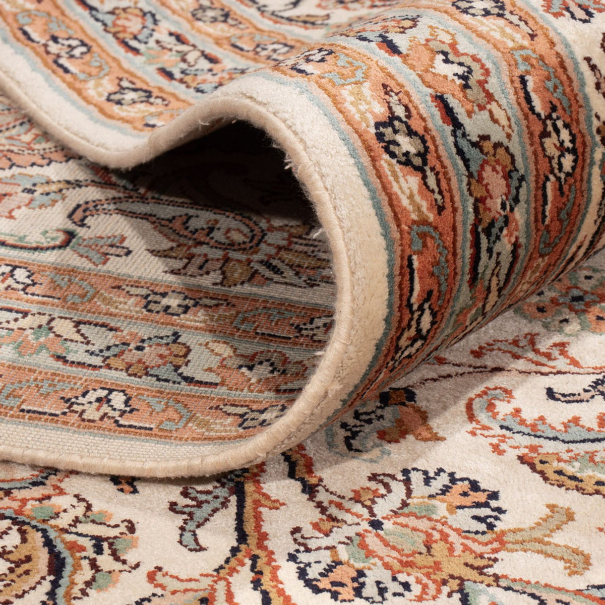 Silketæppe - Kashmir Silk - 358 x 249 cm - beige