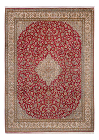 Silketæppe - Kashmir Silk - 339 x 244 cm - rød