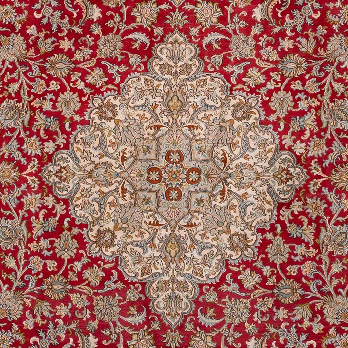 Silketæppe - Kashmir Silk - 339 x 244 cm - rød
