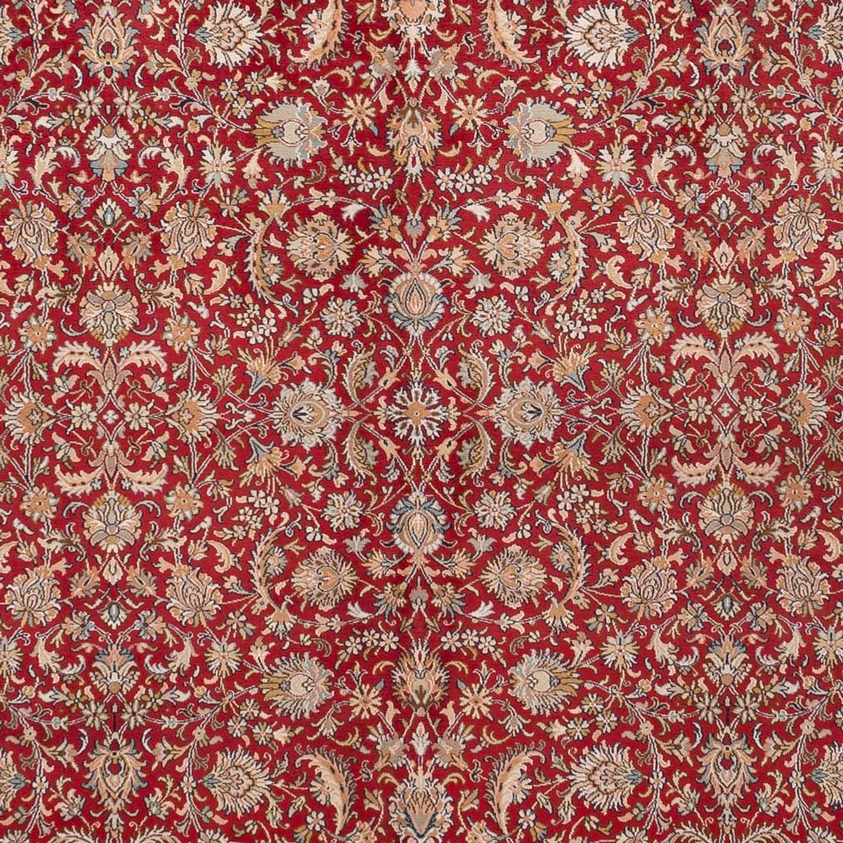 Silketæppe - Kashmir Silk - 369 x 279 cm - rød