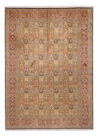 Silketæppe - Kashmir Silk - 339 x 246 cm - mørk beige