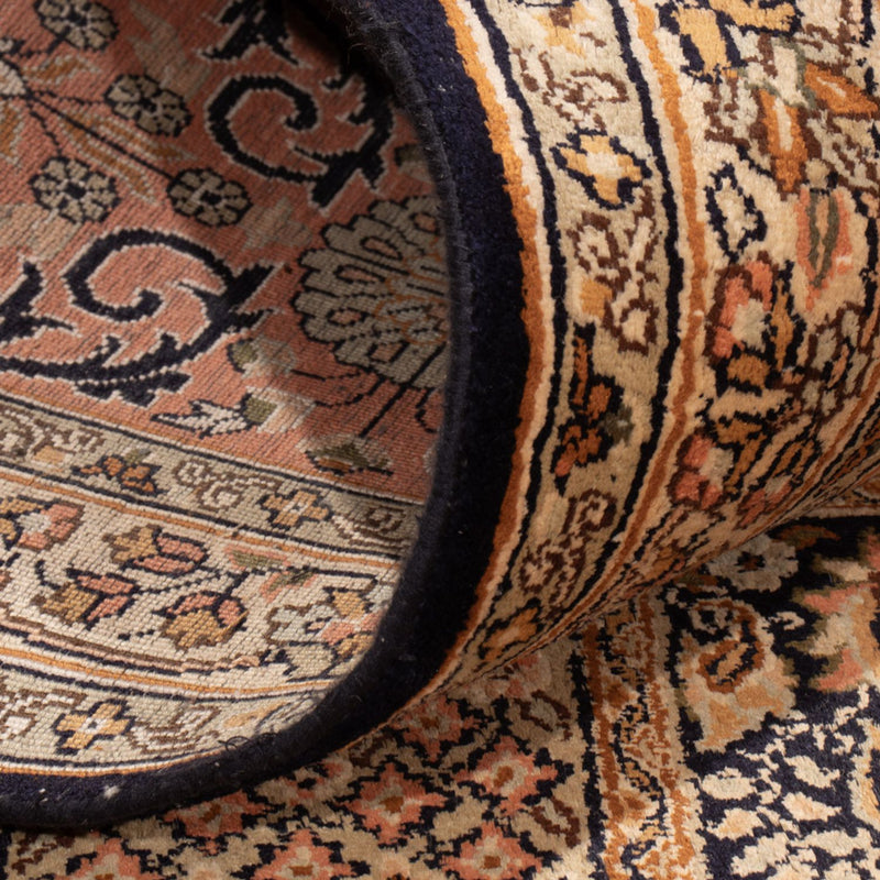 Silketæppe - Kashmir Silk - 339 x 246 cm - mørk beige