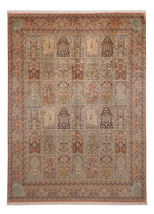 Silketæppe - Kashmir Silk - 324 x 238 cm - beige