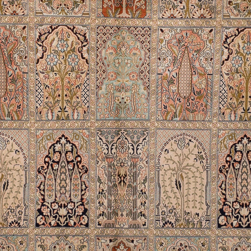 Silketæppe - Kashmir Silk - 324 x 238 cm - beige