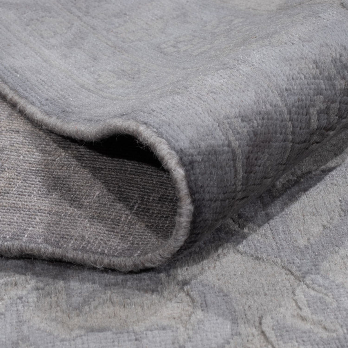 Designer tæppe - 419 x 311 cm - grå