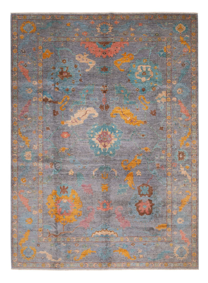 Ziegler Carpet - Usak - 404 x 301 cm - lyseblå