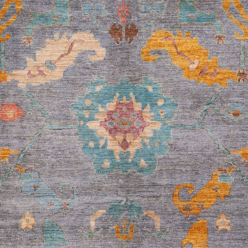 Ziegler Carpet - Usak - 404 x 301 cm - lyseblå