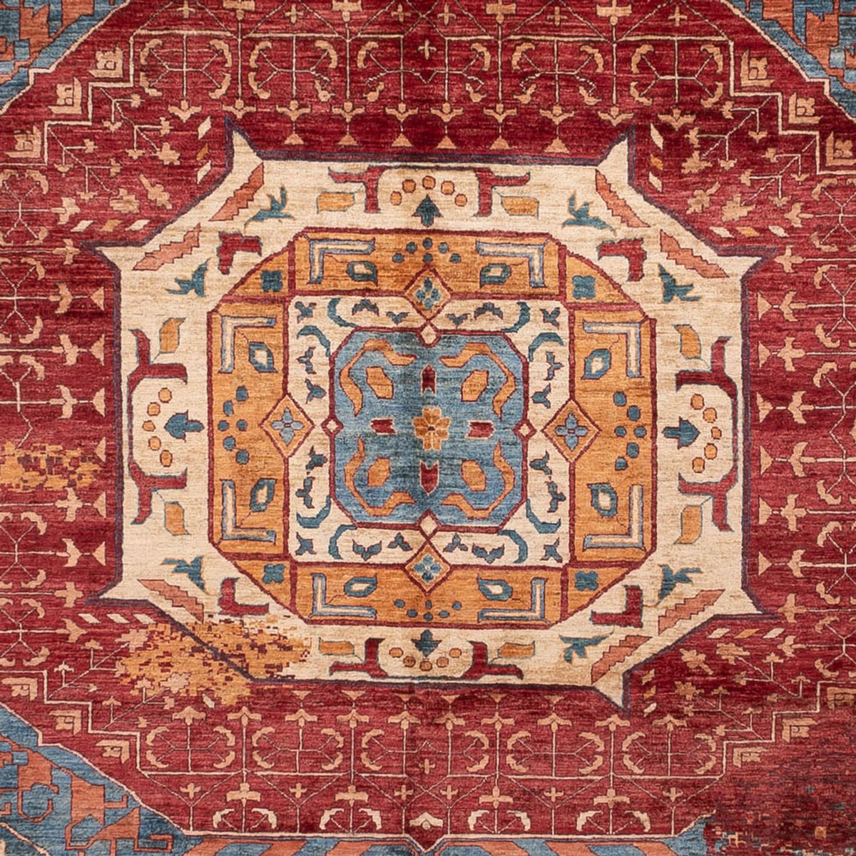 Designer tæppe - 385 x 304 cm - flerfarvet