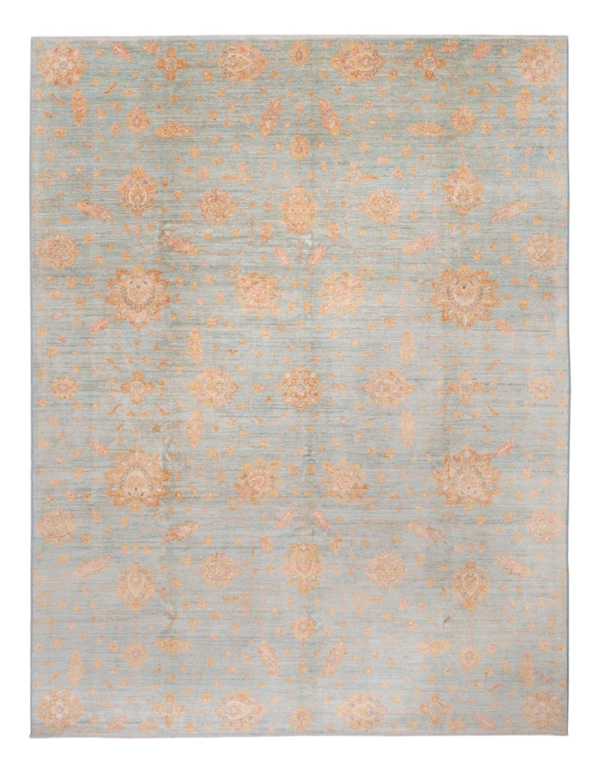 Ziegler Carpet - 402 x 306 cm - lyseblå