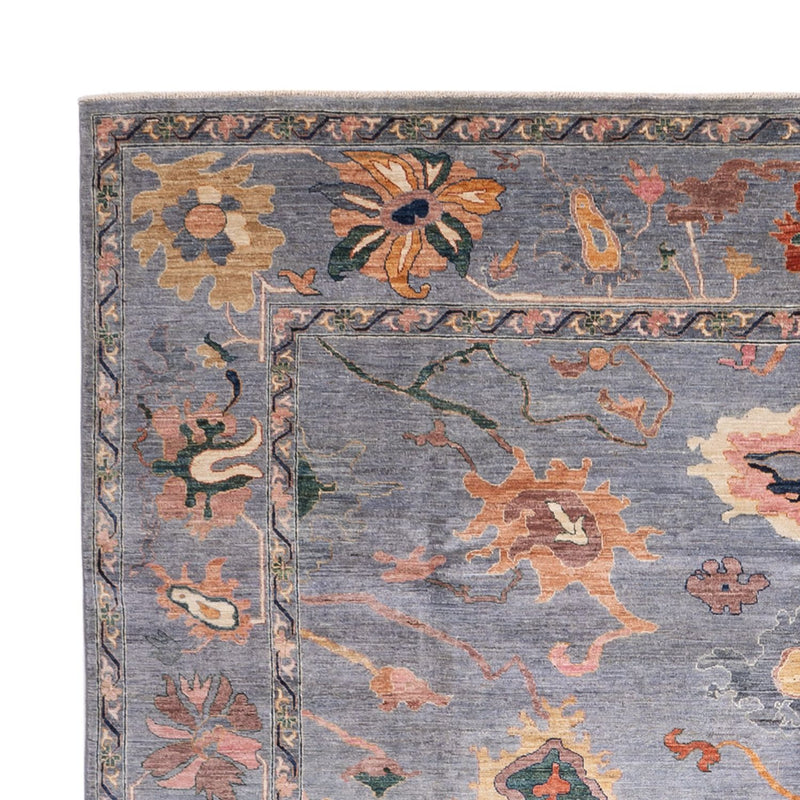 Ziegler Carpet - Usak - 397 x 300 cm - mørkeblå