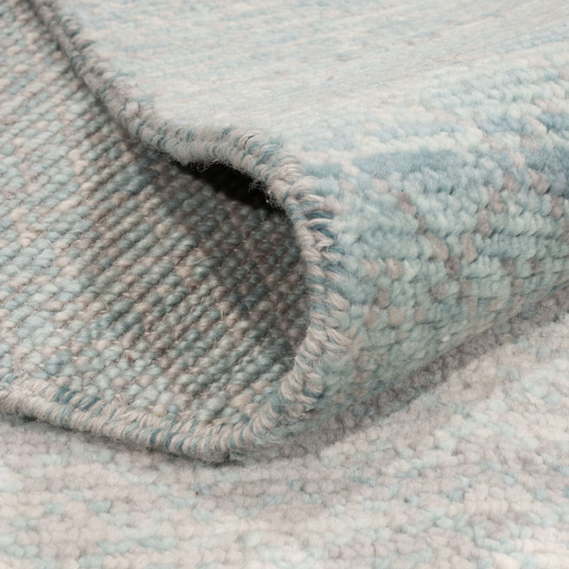 Designer tæppe - 428 x 307 cm - lyseblå