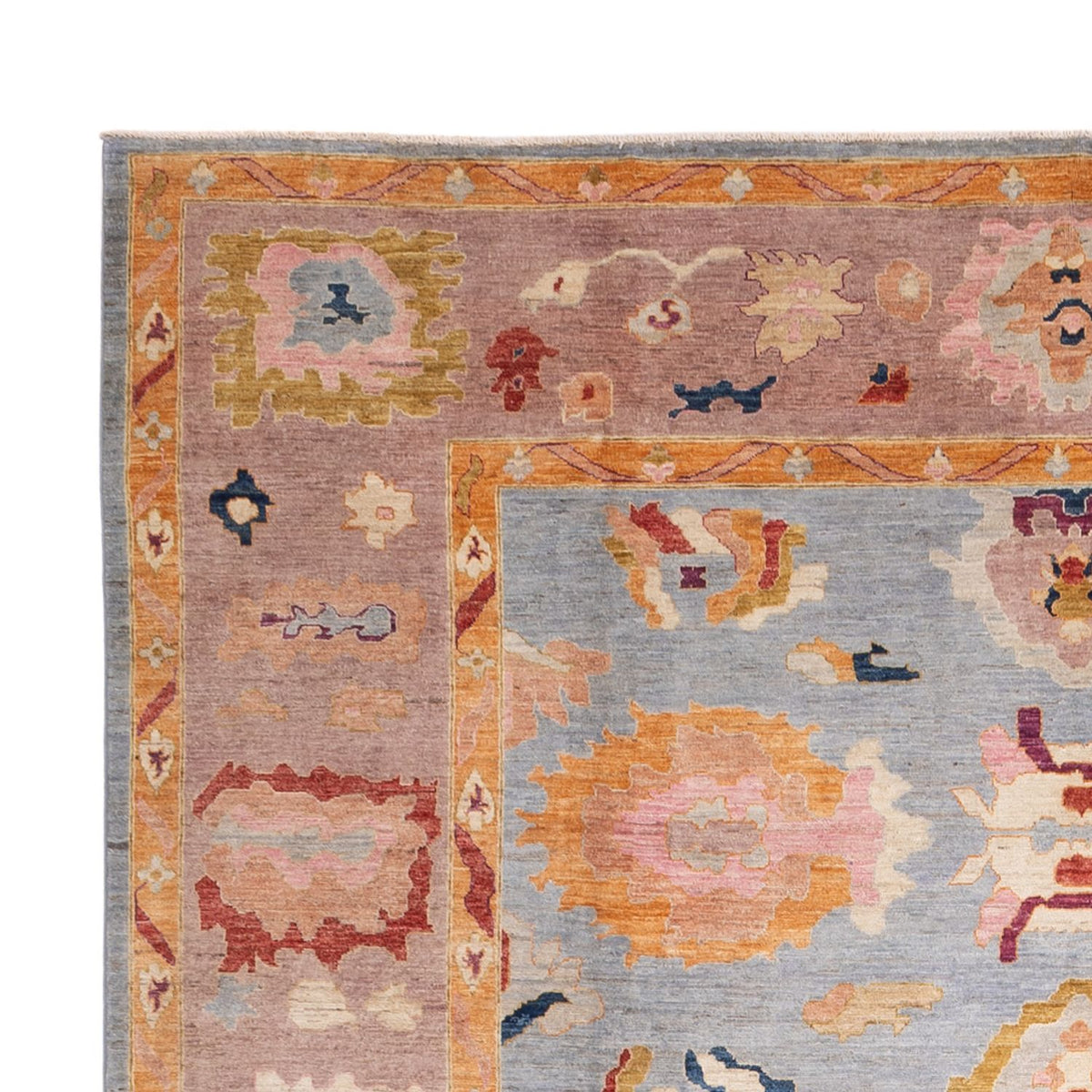 Ziegler Carpet - Usak - 391 x 298 cm - lyseblå