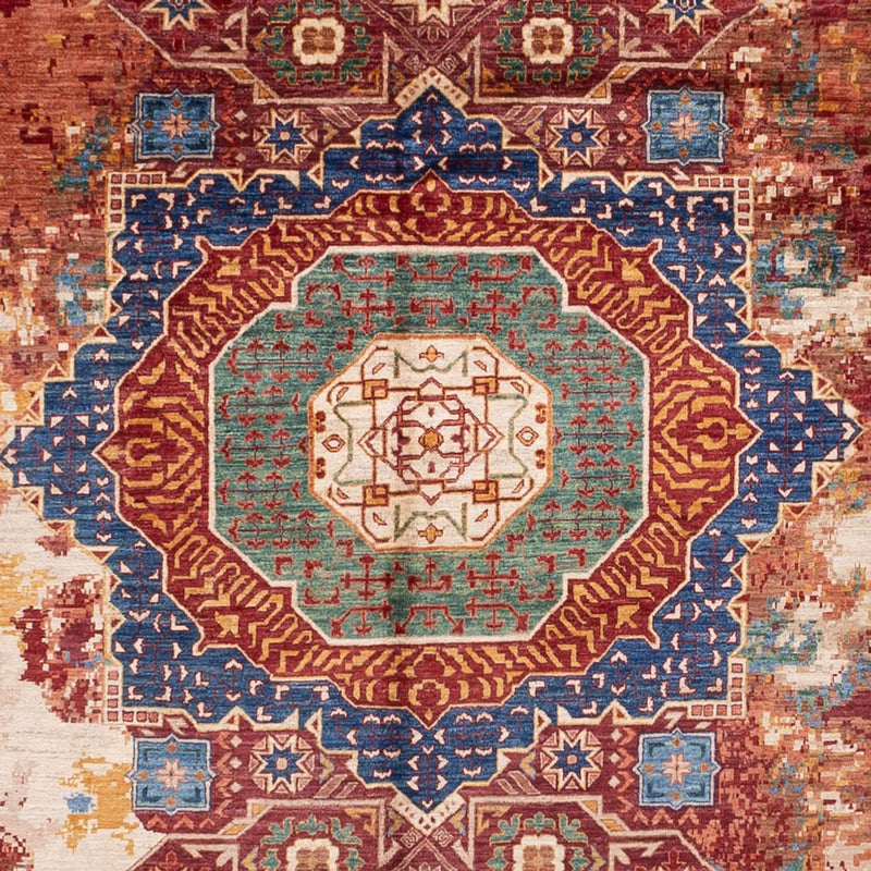 Designer tæppe - 391 x 306 cm - flerfarvet