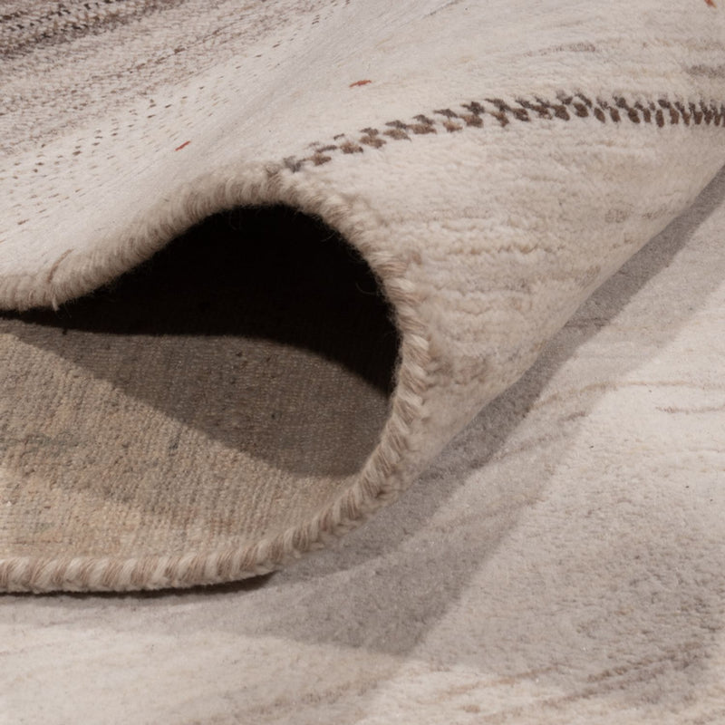 Gabbeh-tæppe - Loribaft Indus - 396 x 300 cm - taupe