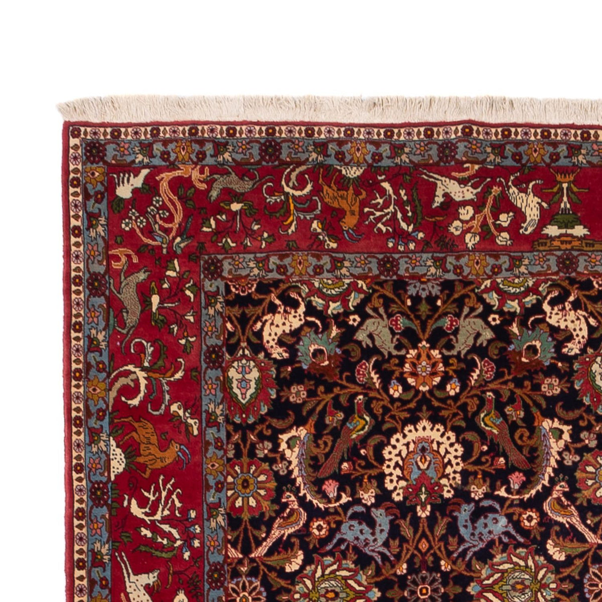 Persisk tæppe - Nomadisk - 340 x 217 cm - mørk beige