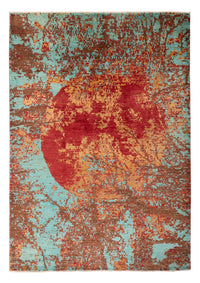 Designer tæppe - 301 x 210 cm - flerfarvet