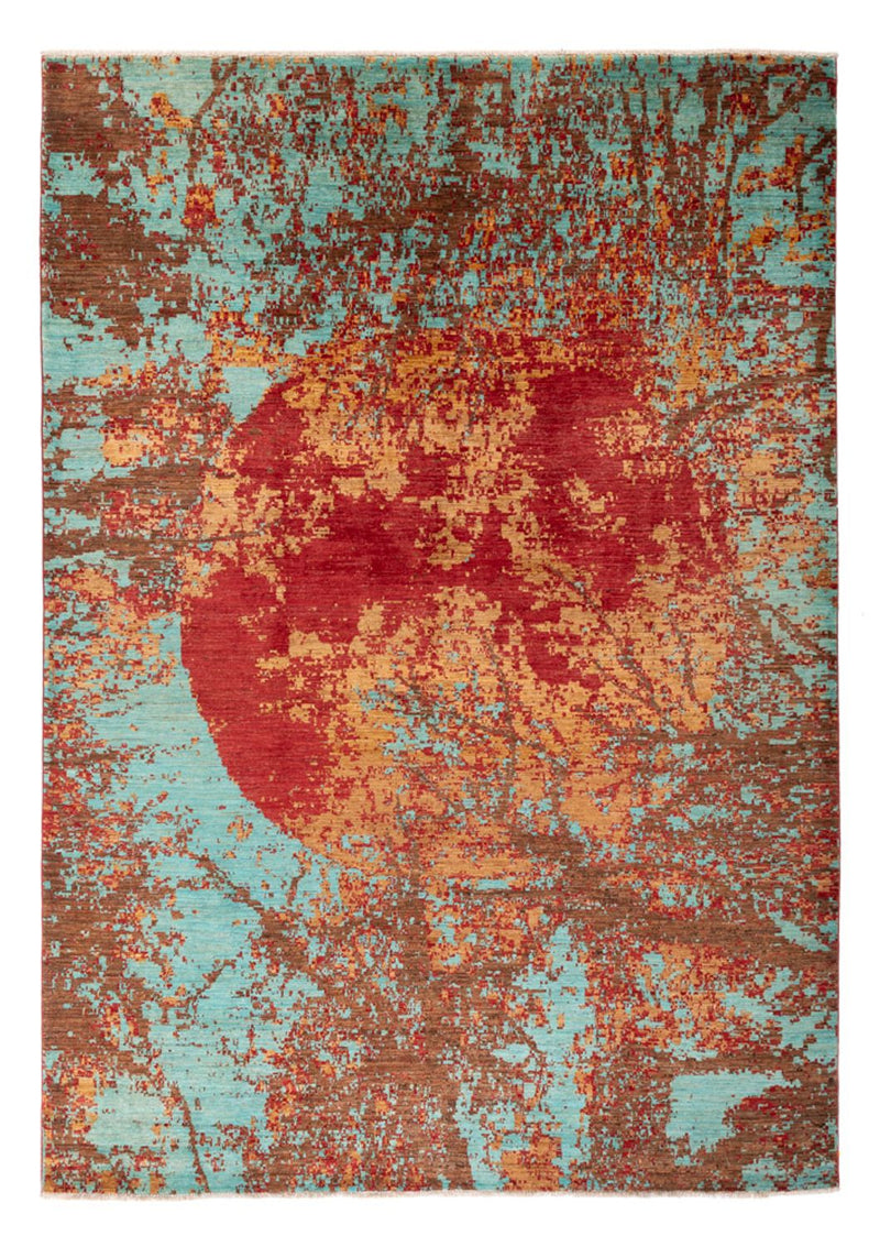 Designer tæppe - 301 x 210 cm - flerfarvet