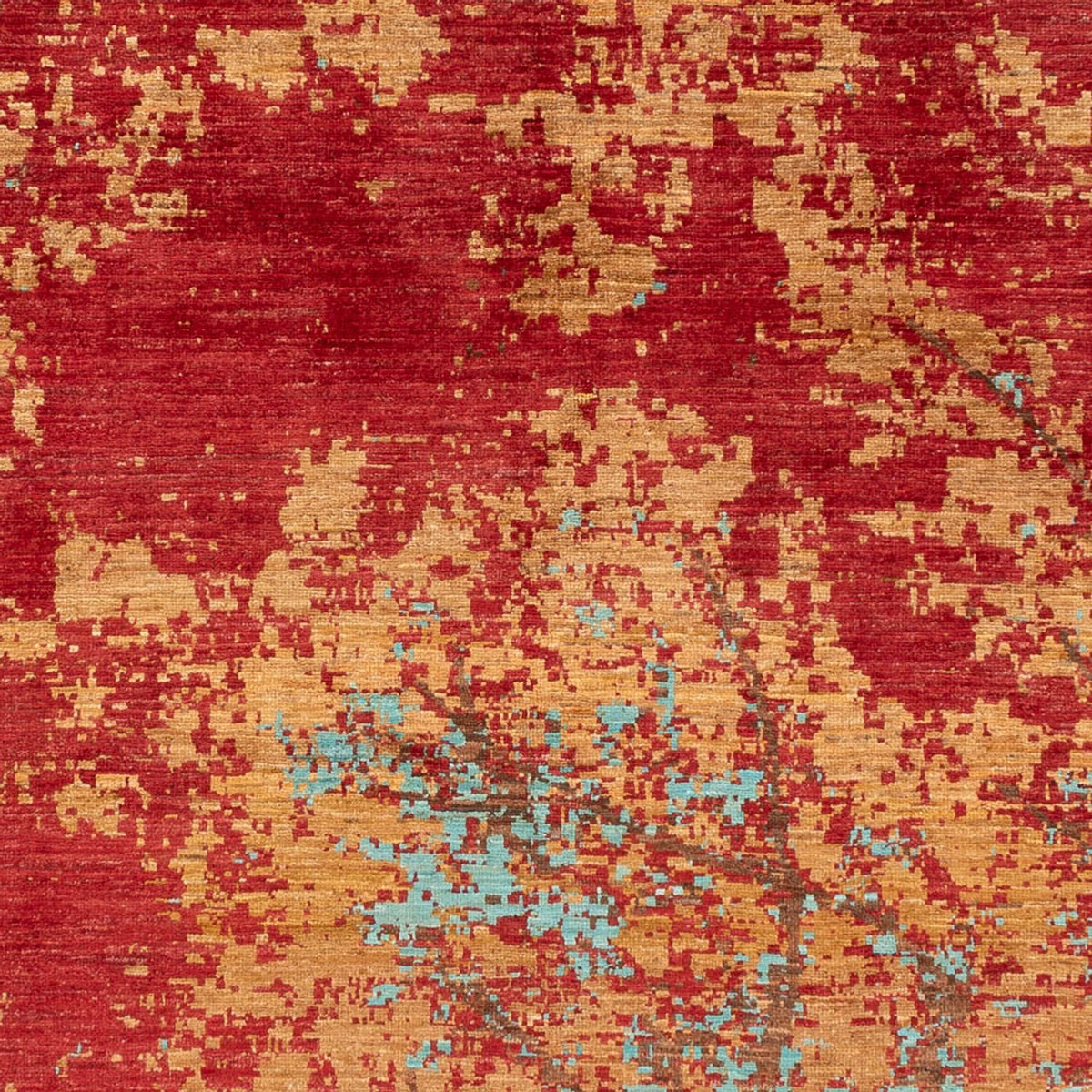 Designer tæppe - 301 x 210 cm - flerfarvet