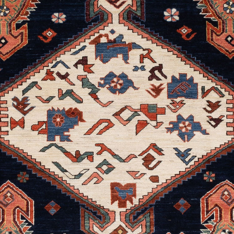 Ziegler Carpet - Kazak - 328 x 247 cm - mørkeblå