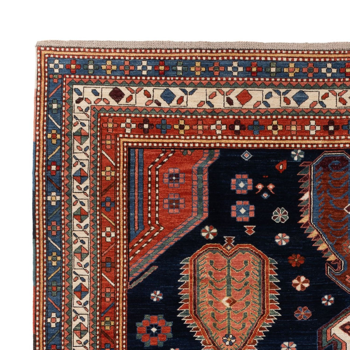 Ziegler Carpet - Kazak - 328 x 247 cm - mørkeblå