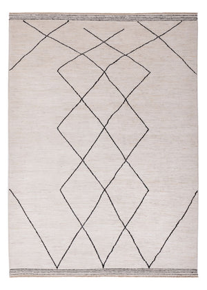 Berber tæppe - 206 x 155 cm - beige