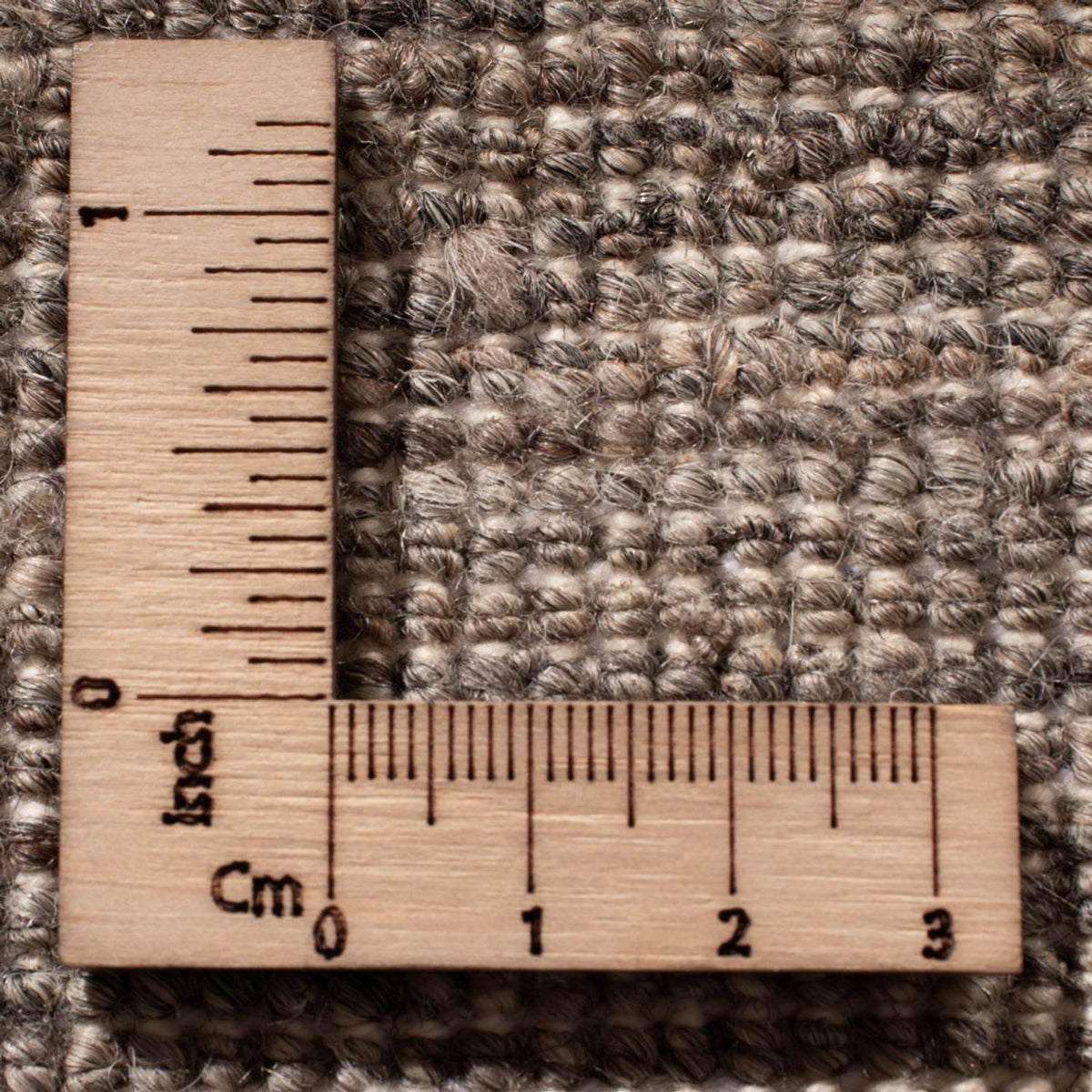 Berber tæppe - 344 x 253 cm - mørk beige