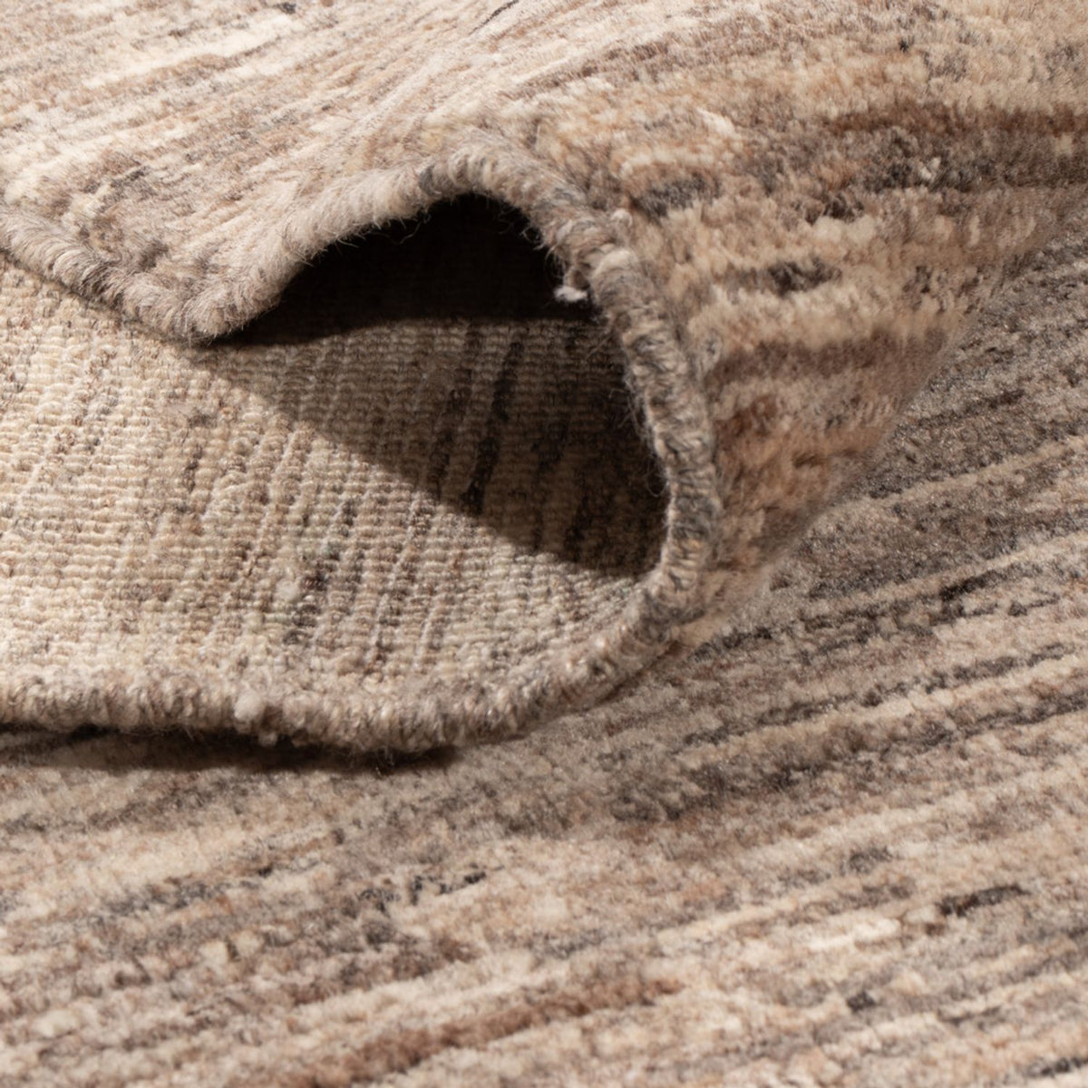 Berber tæppe firkantet  - 200 x 200 cm - beige