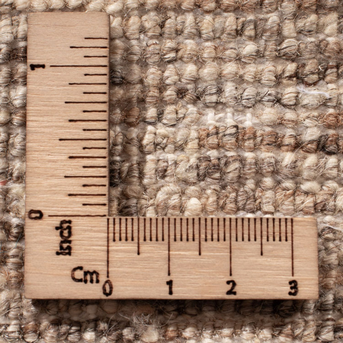 Berber tæppe firkantet  - 200 x 200 cm - beige