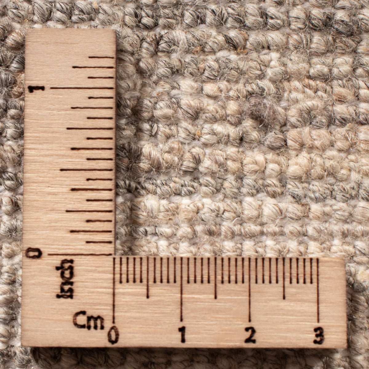 Berber tæppe - 236 x 177 cm - mørk beige