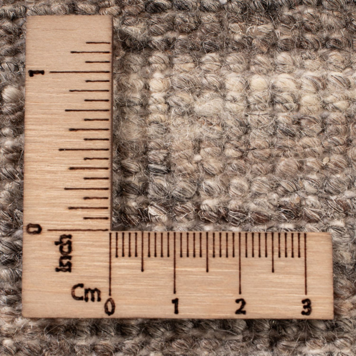 Berber tæppe - 240 x 179 cm - mørk beige