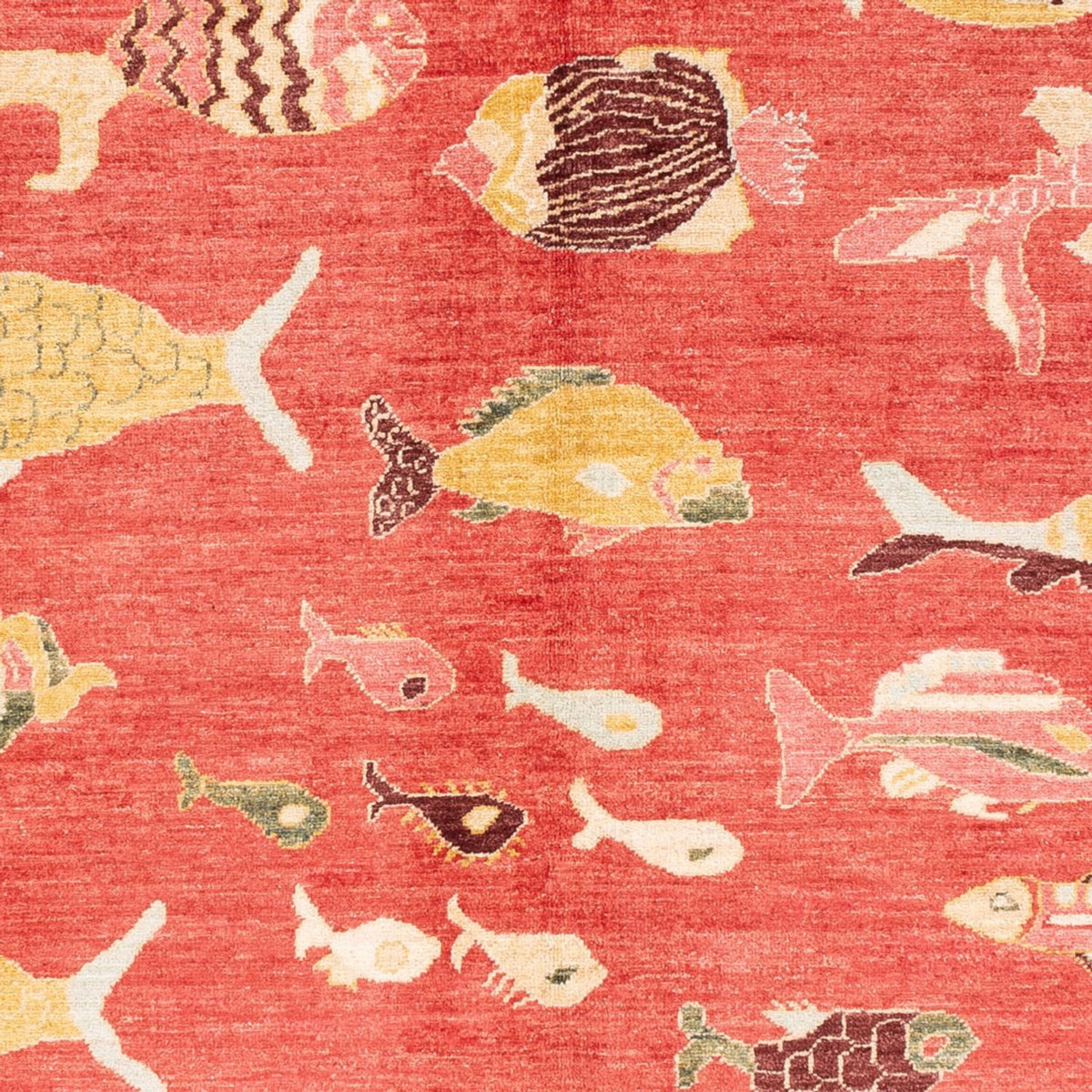 Designer tæppe - 296 x 205 cm - flerfarvet