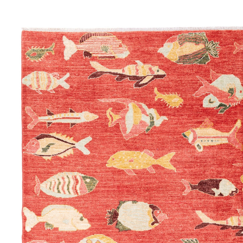 Designer tæppe - 296 x 205 cm - flerfarvet