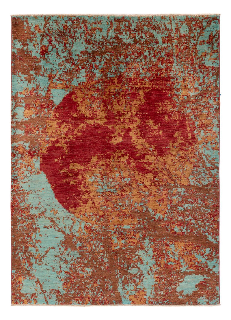 Designer tæppe - 246 x 173 cm - flerfarvet