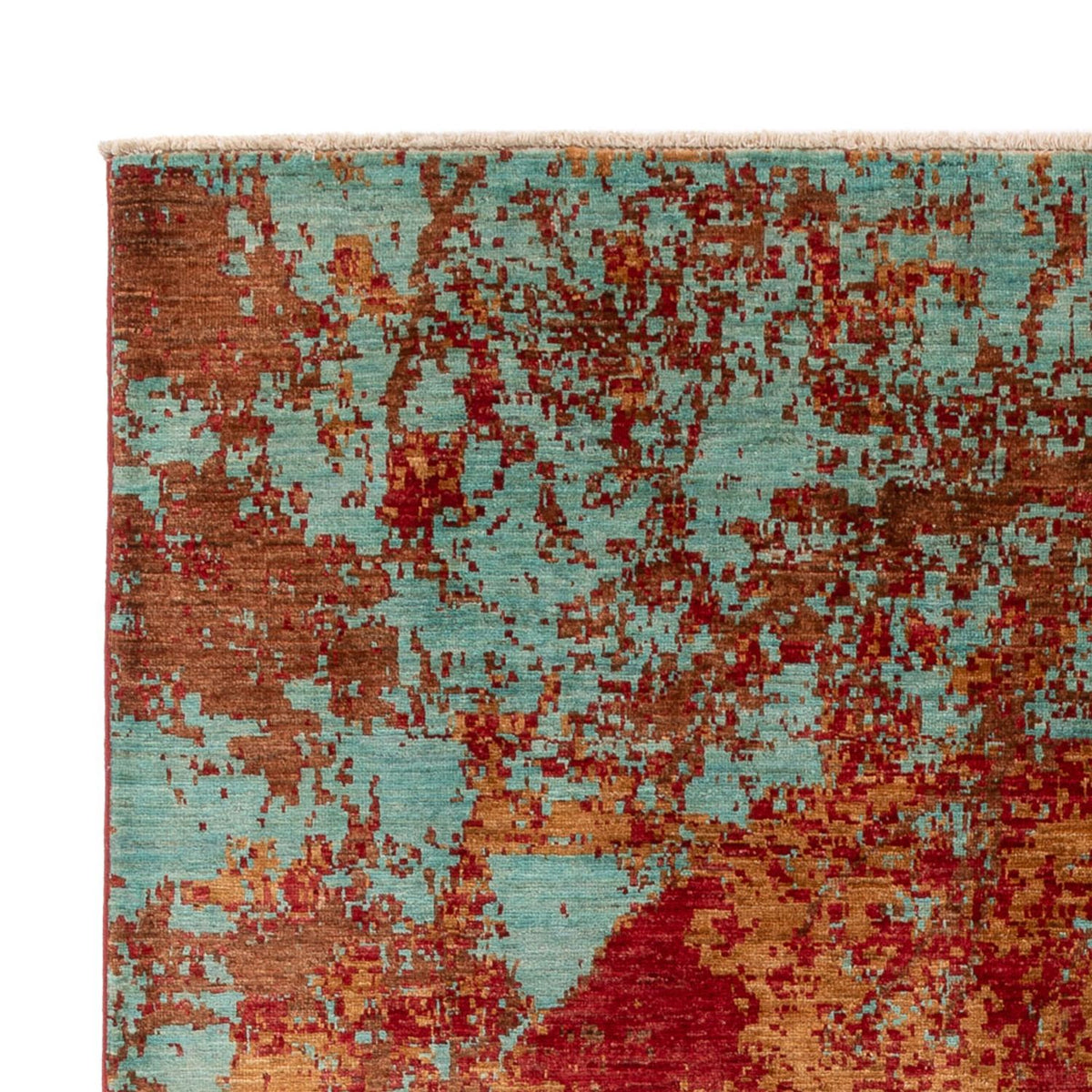 Designer tæppe - 246 x 173 cm - flerfarvet