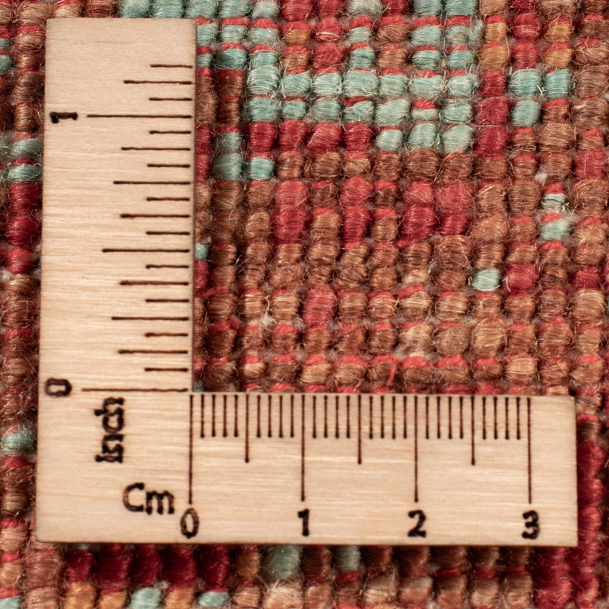 Designer tæppe - 246 x 173 cm - flerfarvet