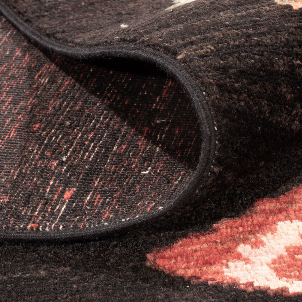 Designer tæppe - 239 x 176 cm - flerfarvet